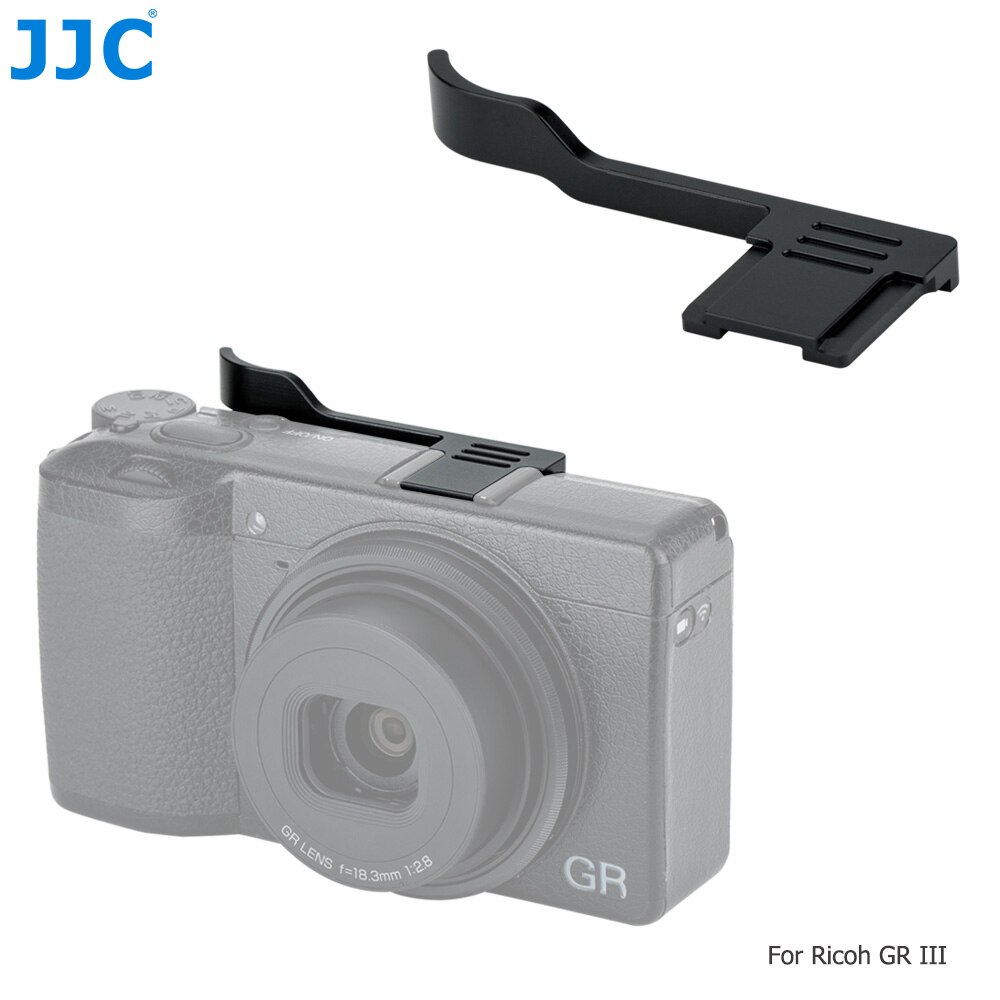 JJC Thumbs Up Grip Hand Grip Holder for Ricoh GR IIIx III II GR3x GR3 Camera Accessories Aluminium shoe Cover Shoe Cap