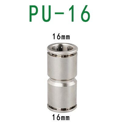 PU PG Brass Metal Pneumatic Quick Coupling 4 6 8 10 12mm Apply Air Compressor Hose High Pressure Connector High temperature: PU-16
