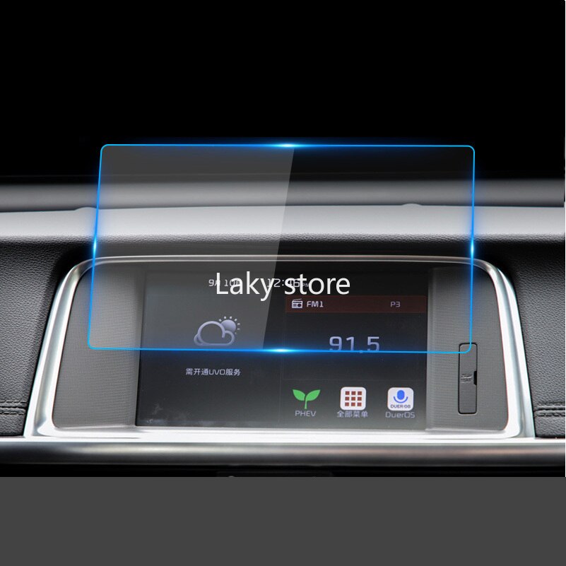 Gps bilnavigation stål film til kia  k5 hybrid elbil central kontrol lcd skærm glas hærdet hd beskytte film