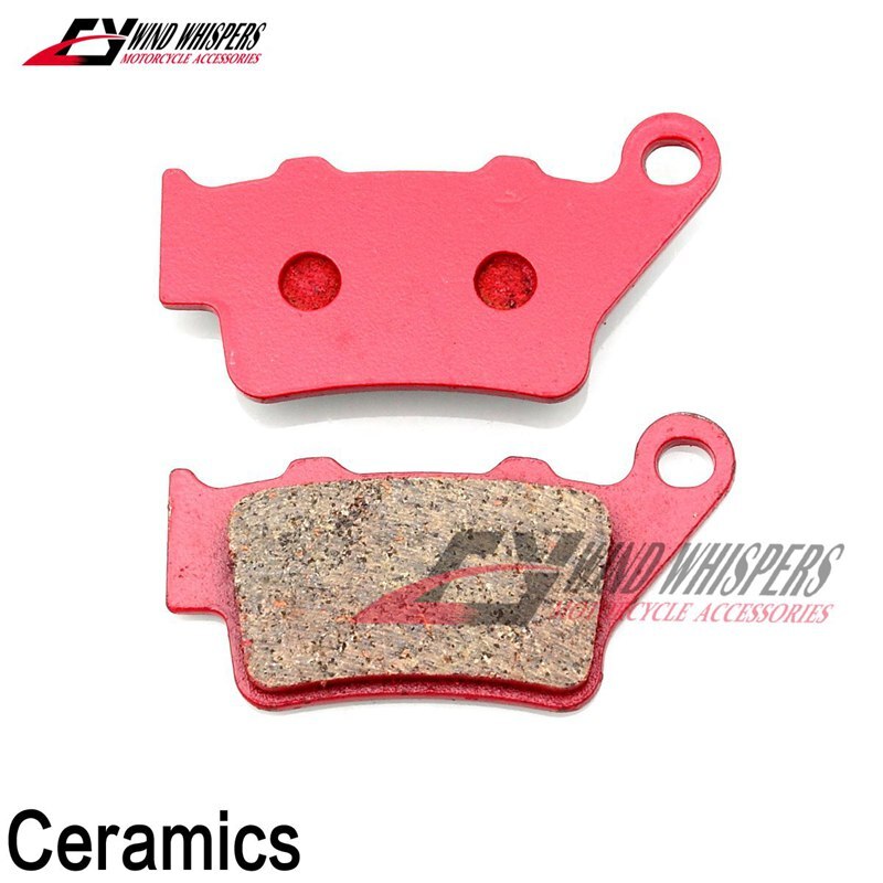 Motorcycle Ceramic Front Rear Brake Pads For KTM 690 SMC R ABS: Rear 1 pair