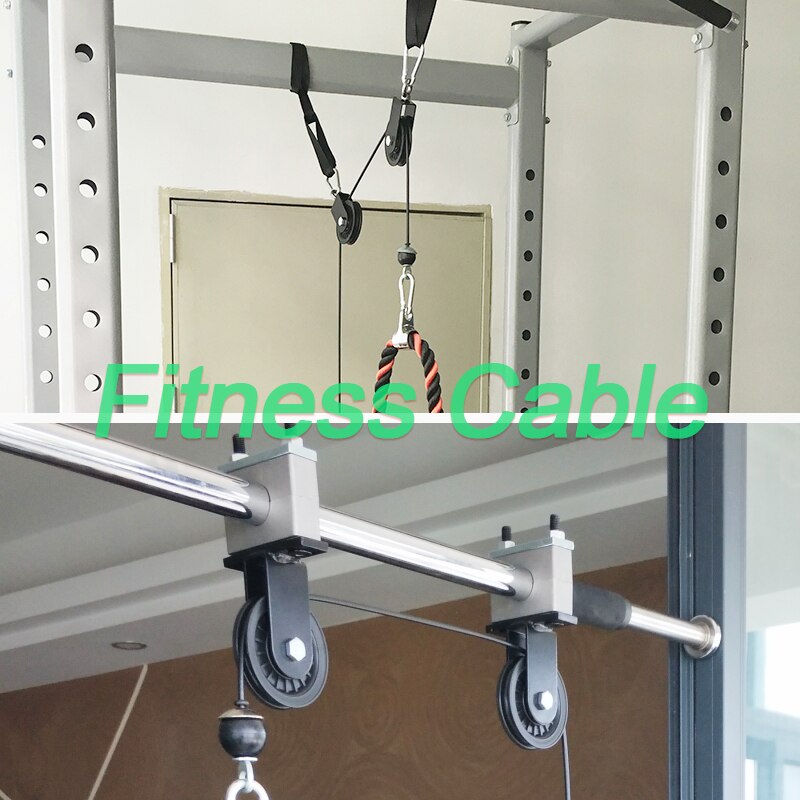 2.5M/3.5M Fitness Cable Wire Rope Gym Heavy Duty Gantry Frame Steel Wirerope Parts Home Lat Pull Down Machine Pulley Accessories