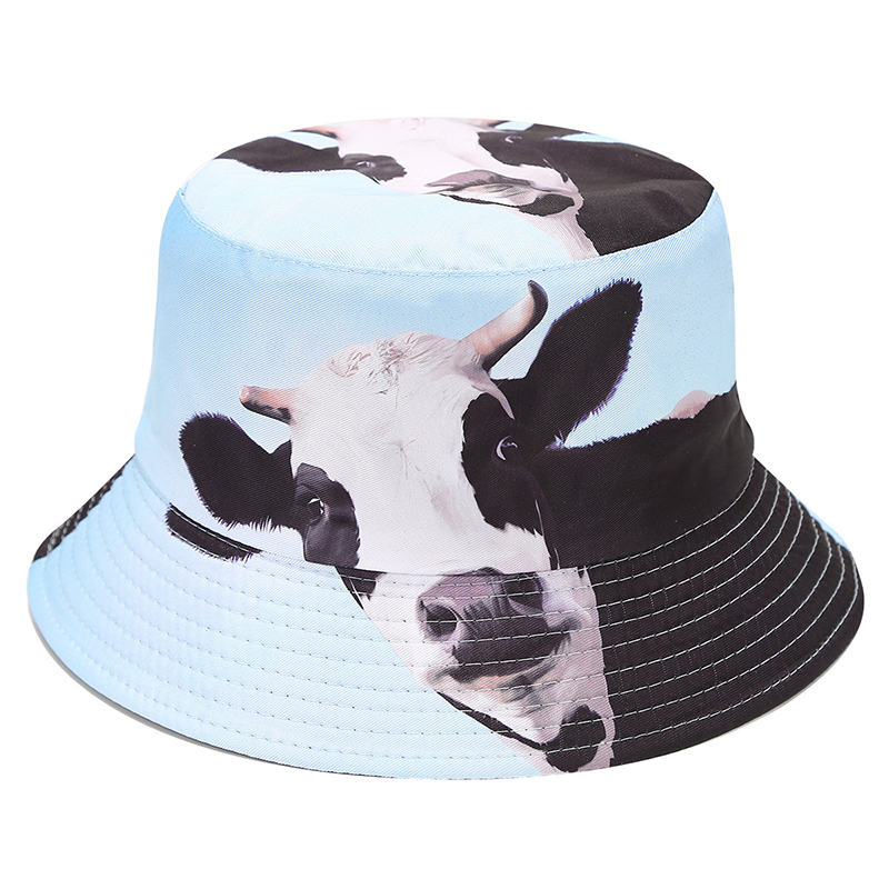 Bocca-Sombrero de pescador con estampado divertido de animales, gorros de pescador con estampado bonito, gorra panamá Reversible de ubicación para hombres y mujeres, sombrilla de verano: Verde
