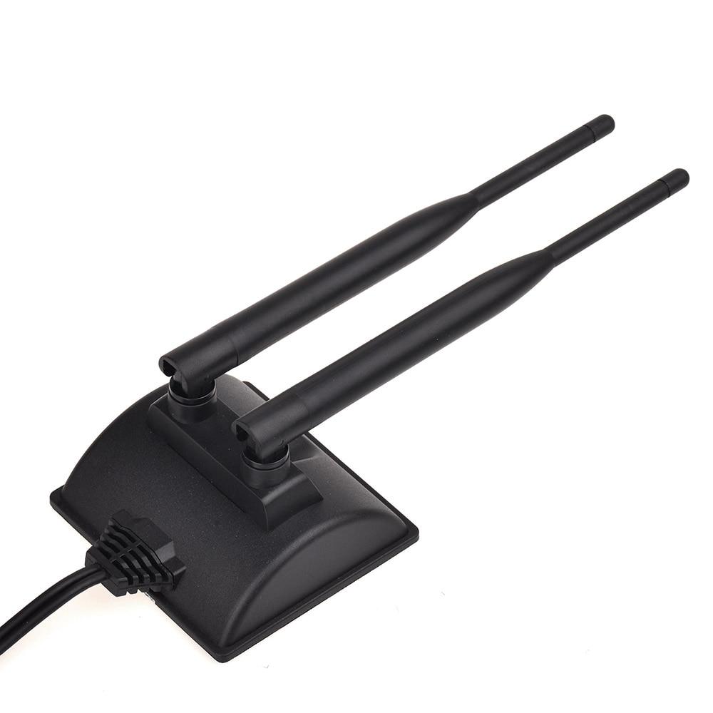 Superbat-conector de antena Dual omnidireccional 6DBi, enchufe de RP-SMA (Pin hembra) para señal de rango inalámbrico de interior Wi-Fi