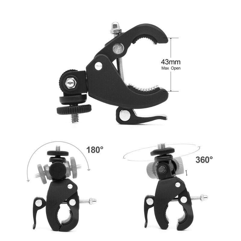 Trépied Super pince pour caméra, pour tenir un moniteur LCD/appareils photo DSLR/outil DV,