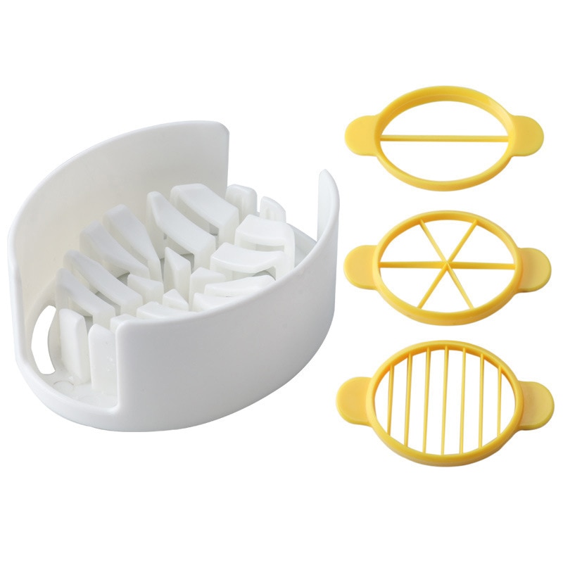 Plastic Multipurpose Ei Slicer, Zacht Gekookt Ei Dicer, Voedsel Sectie Cutter Divider