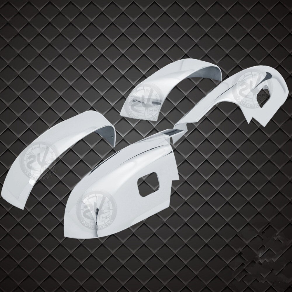 XYIVYG Triple Chrome ABS Mirror Cover 4PCS 2007-14 For 07-14 GMC Sierra 1500 2500 3500 for GMC Yukon XL for Cadillac Escalade