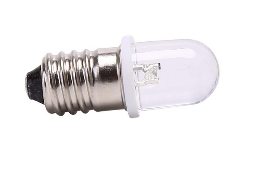 4 unids/lote E10 bombilla Led E10 DC 3V 6V 12V 24V instrumento bombilla E10 indicador bombilla antigua linterna bombilla