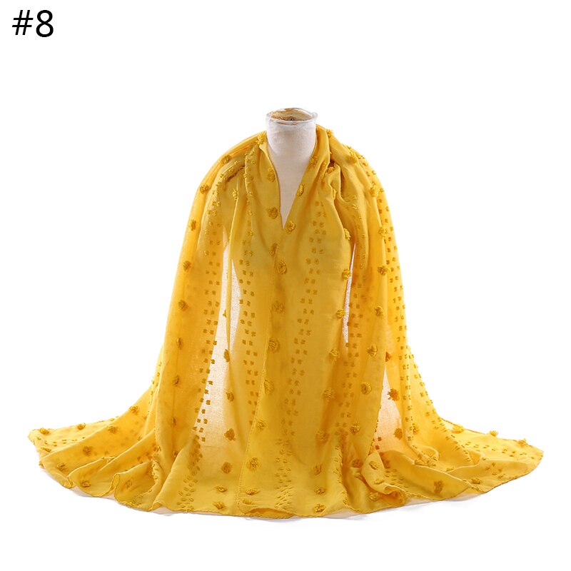 1 Pc Viscose Effen Oversize Shalws Moslim Hijab Lady Gerimpelde Wraps Vrouwen Mode Sjaals Lange Hoofd Uitlaat Islamitische Sjaal: color 8