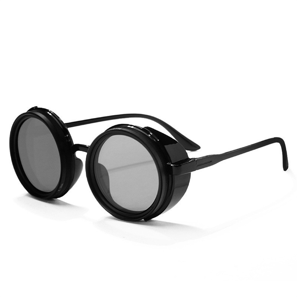 Nuevas gafas de sol ajustables de ND9-speed para hombre, gafas con filtro para pescar al aire libre, protección UV, gafas de sol redondas Vintage, gafas polarizadas: Verde