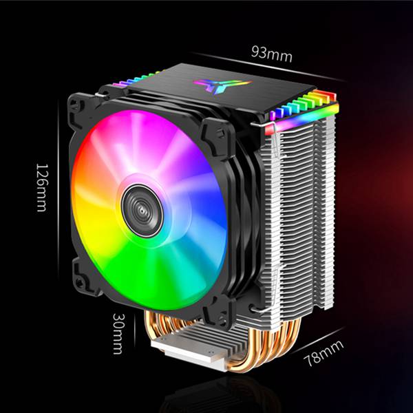 Jonsbo CPU Cooler ARGB Fan 4 Heat Pipes Heatsink for Intel LGA LGA1150/1151/1155/1156/775