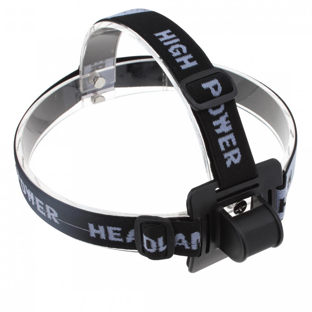 Hoofd Licht Strap Mount Lamp Band Hoofdband Voor Koplamp-Zwart