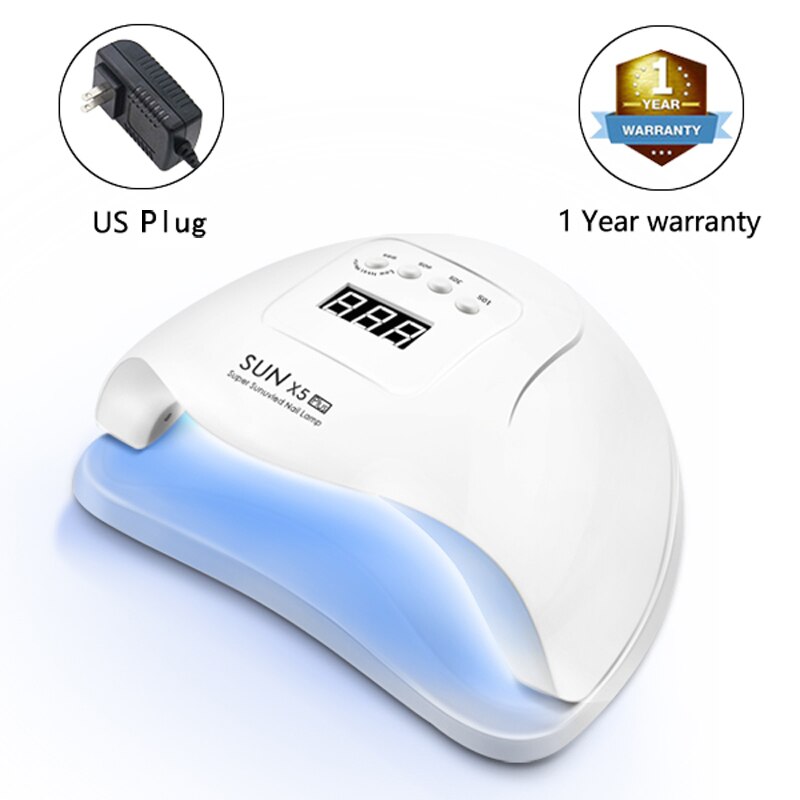 Zon X5 Plus Uv Led Lamp Voor Nagels Droger 36 / 12 Leds Gel Nail Lamp Drogen Lamp Voor Gel vernis 4Timing Lcd Ijs Lamp Voor Manicure: White (US Plug)