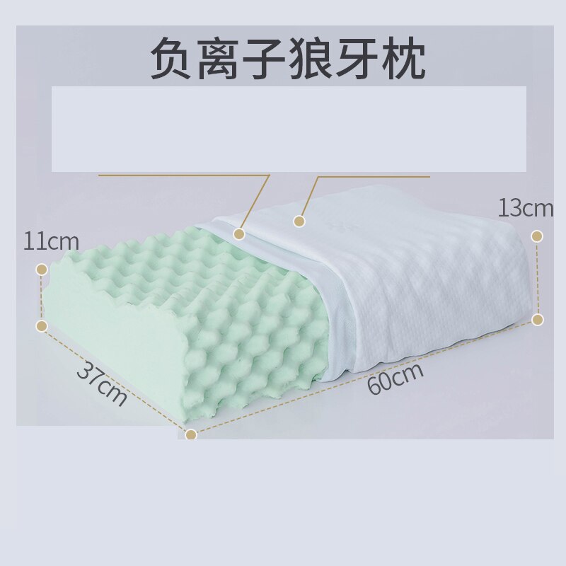 Erwachsene freundlicher Thailand Natürliche Latex Bett Zervikale Kissen Gesundheit Pflege Orthopädische Kissen für Hals Dunlopillo Schlaf Latex Schaum Kissen: fulizilangya60x37