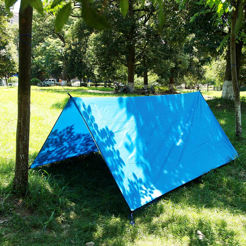 Outdoor-campingzelt, wasserdichte sonnenblende, strandmarkise, sonnenschutz, dünne, feuchtigkeitsbeständige matte, werkzeug
