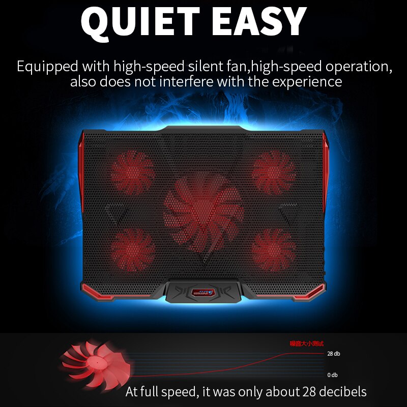 Cooling Pad Laptop Cooler macbook air pro Notebook Rapid 11 "12" 13.3 "14" 15 "15.6" 17 "17.3" inch verstelbare Laptop Stand