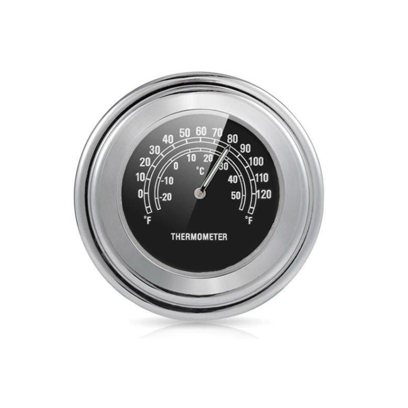 Montre de Moto avec horloge et thermomètre, 22-25MM, cadran monté sur guidon, jauge de température, pour YAMAHA Kawasaki P7W6: thermometer B