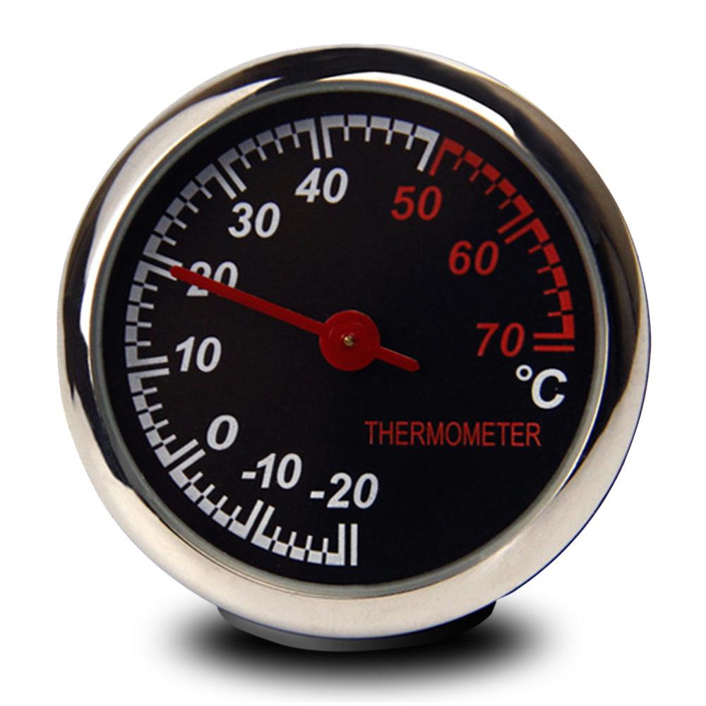 Mini Car Automobile Thermometer Hygrometer Instruments Decoration Ornament Car Thermometer Hygrometer Automobiles Accessories: Car thermometer