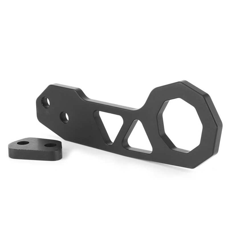 trailer towing hitch Auto Towing tools Rear Tow Hook Black Aluminum Alloy Universal Racing Car Trailer Tools 260 x 108 mm