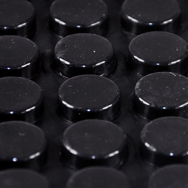 36pcs 14mm*5mm black self adhesive soft anti slip bumpers silicone rubber feet pads great silica gel shock absorber