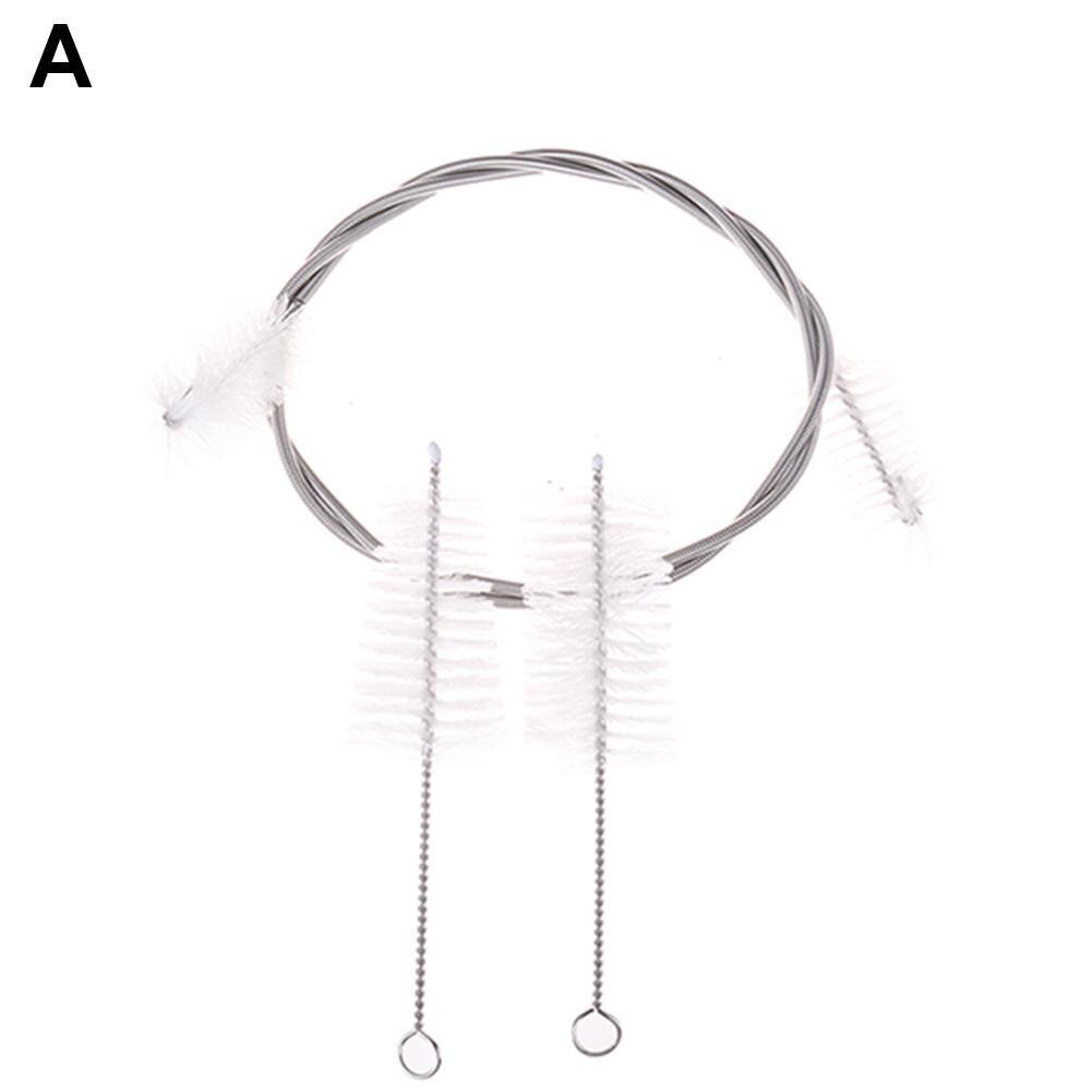 Kit de nettoyage pour trompette Trombone, buse à bulles en laiton, Valve, brosse, tige, accessoires pour instruments de musique, 3 pièces/ensemble: A