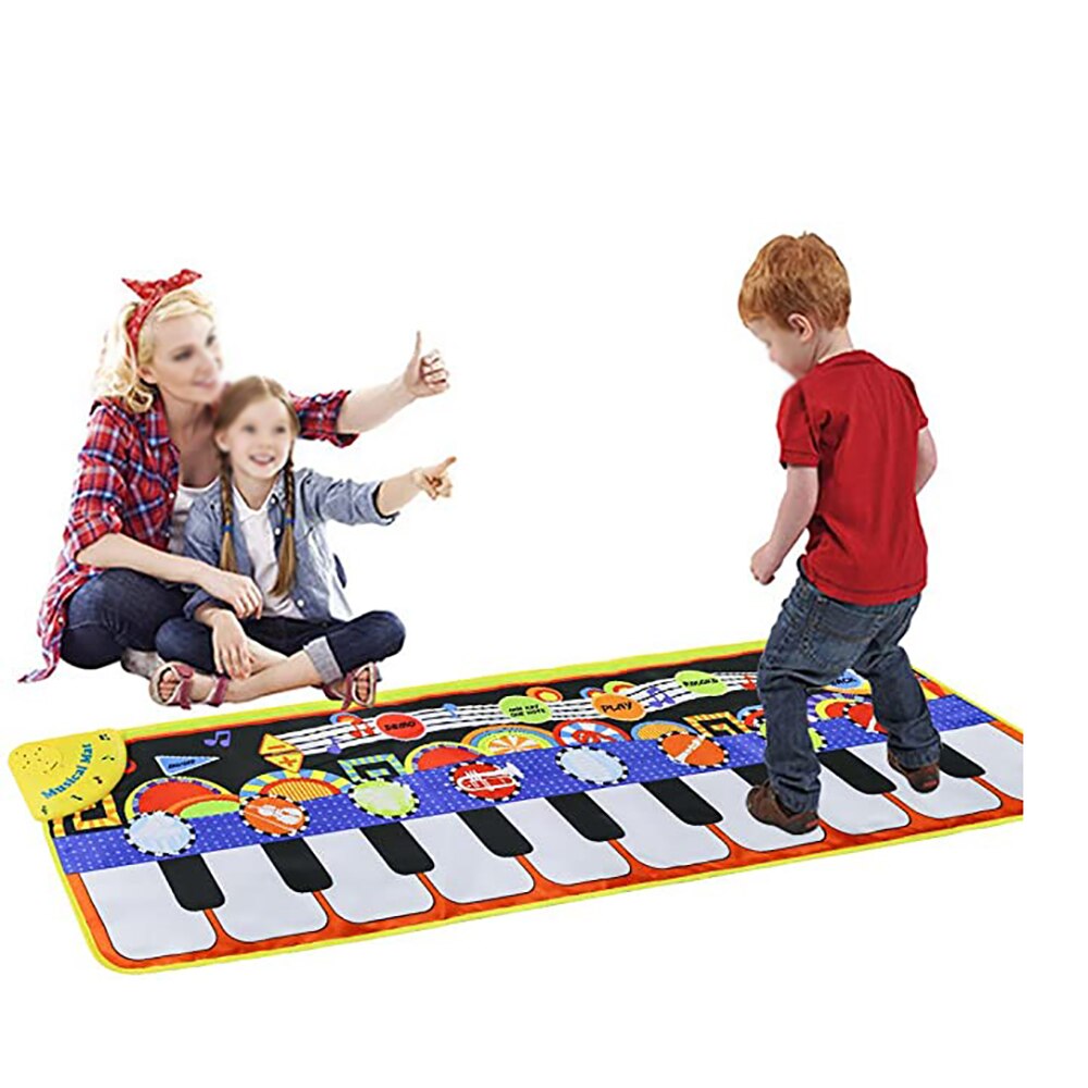 Kinderpiano baby elektronische muziek piano speelmat multifunctioneel 8 instrumenten modus muziektapijten educatief speelgoed kinderen