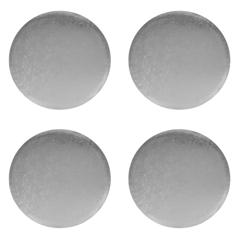 4Pcs Round Cake Display Board Cake Board Transfer Board Cake Holder Bakery Baking Tools Wedding Birthday Party: Chocolate