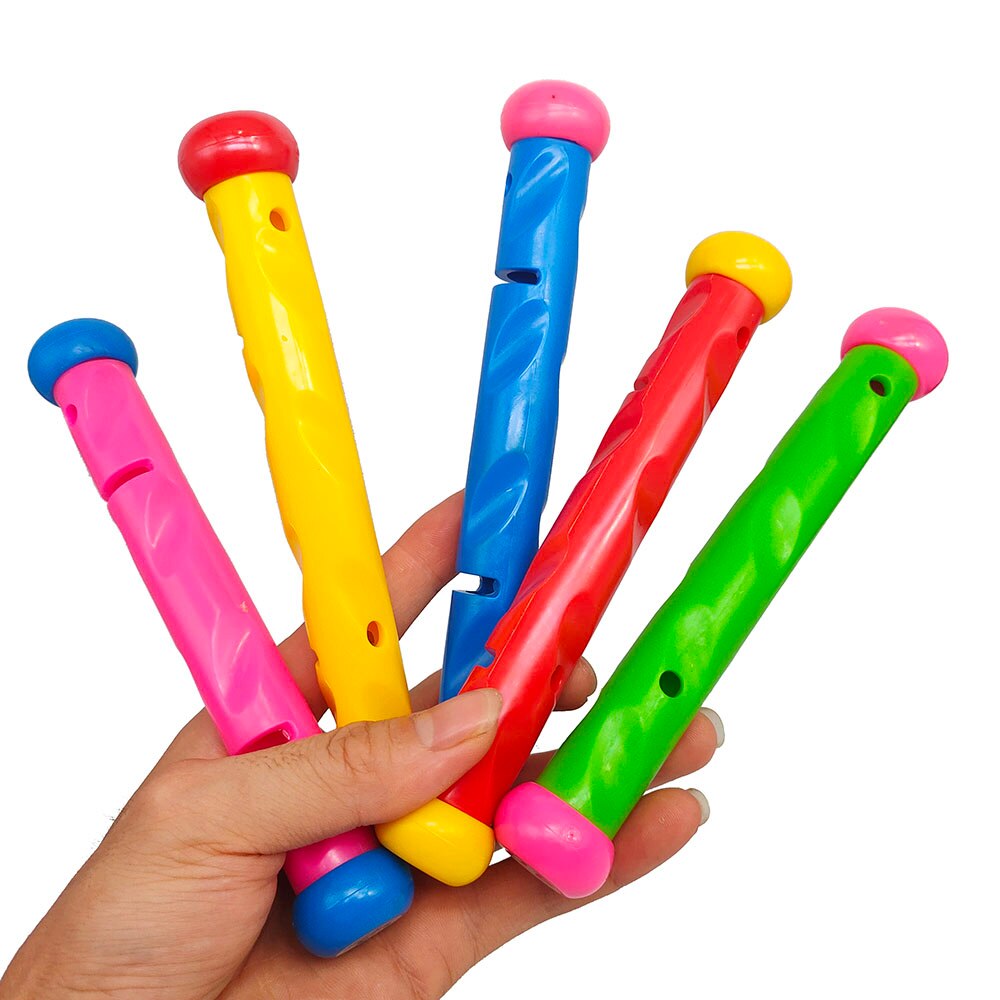 5 PCS Diving Sticks Funny Pool Diving Toys Diving Rods Children Underwater Summer Throwing Diving Game Multicolor Beach Toys