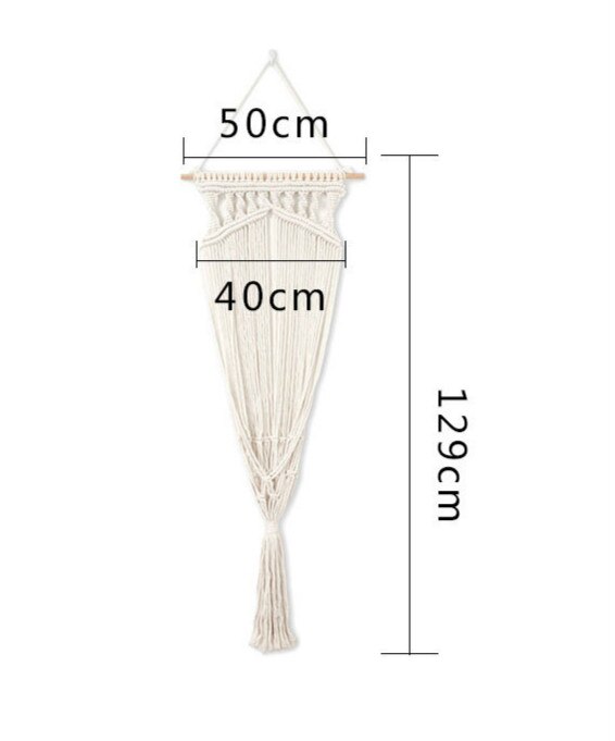 Macramé kattenschommelbed kooi hangend kattenbed huis kwast katten speelgoed handgeweven hangmand wandtapijt katoenen touw huisdier kat hangmat: Schommelbed 02