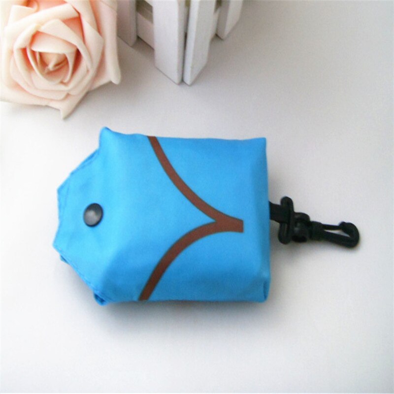 Draagbare opvouwbare boodschappentas nylon tassen dikke tas opvouwbare waterdichte ripstop schoudertas polyester opbergtas