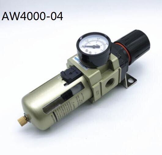 Verykom Pneumatic Air Filter Regulator AW4000-04 1/2 inch With Gauge Cover Auto Drain AW4000-04D 1/2" bsp Compressor SMC Type: AW4000-04
