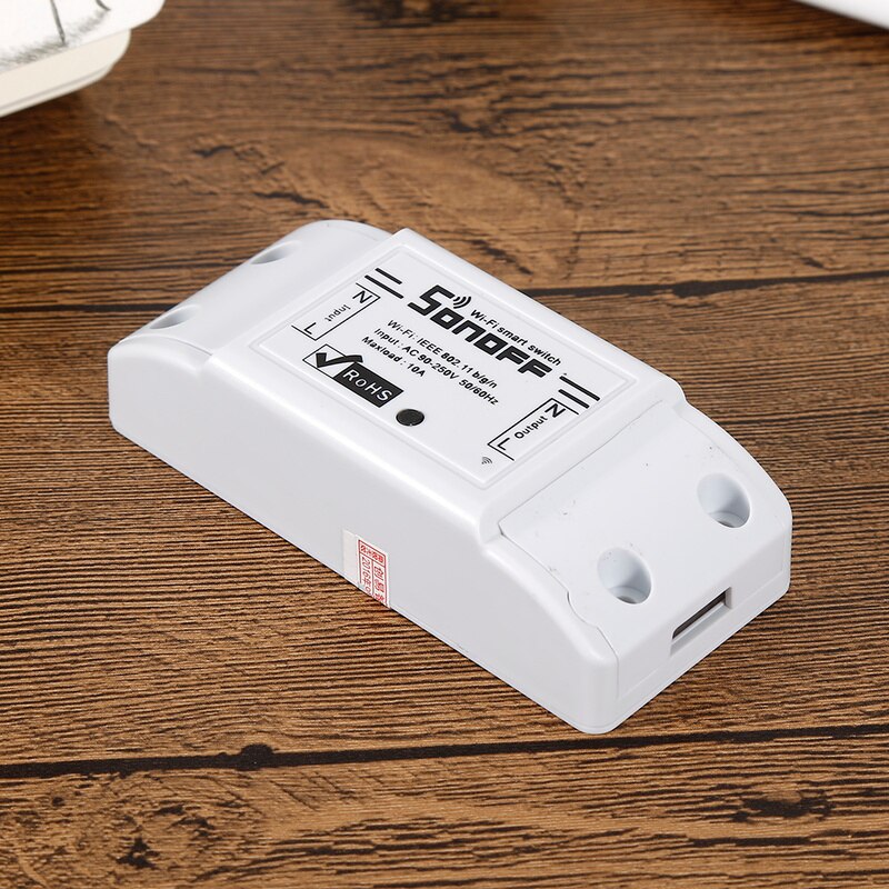 Sonoff Basic Wifi Switch DIY Wireless Remote Light Timer Smart Home Automation Relay Module Shell Controller Automation Modules