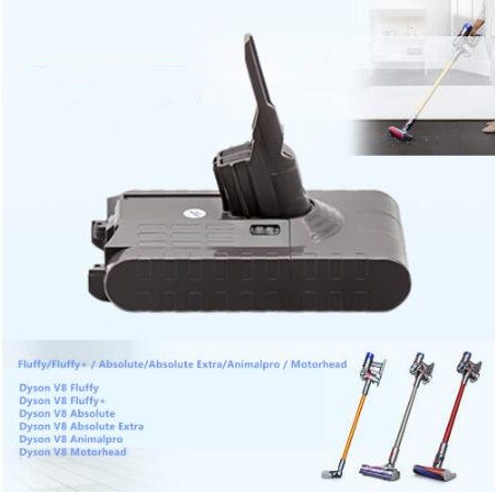 Batteria 38000mAh 21.6V per batteria Dyson V8 batteria ricaricabile per aspirapolvere assoluto/soffice/animale/Li-ione V8