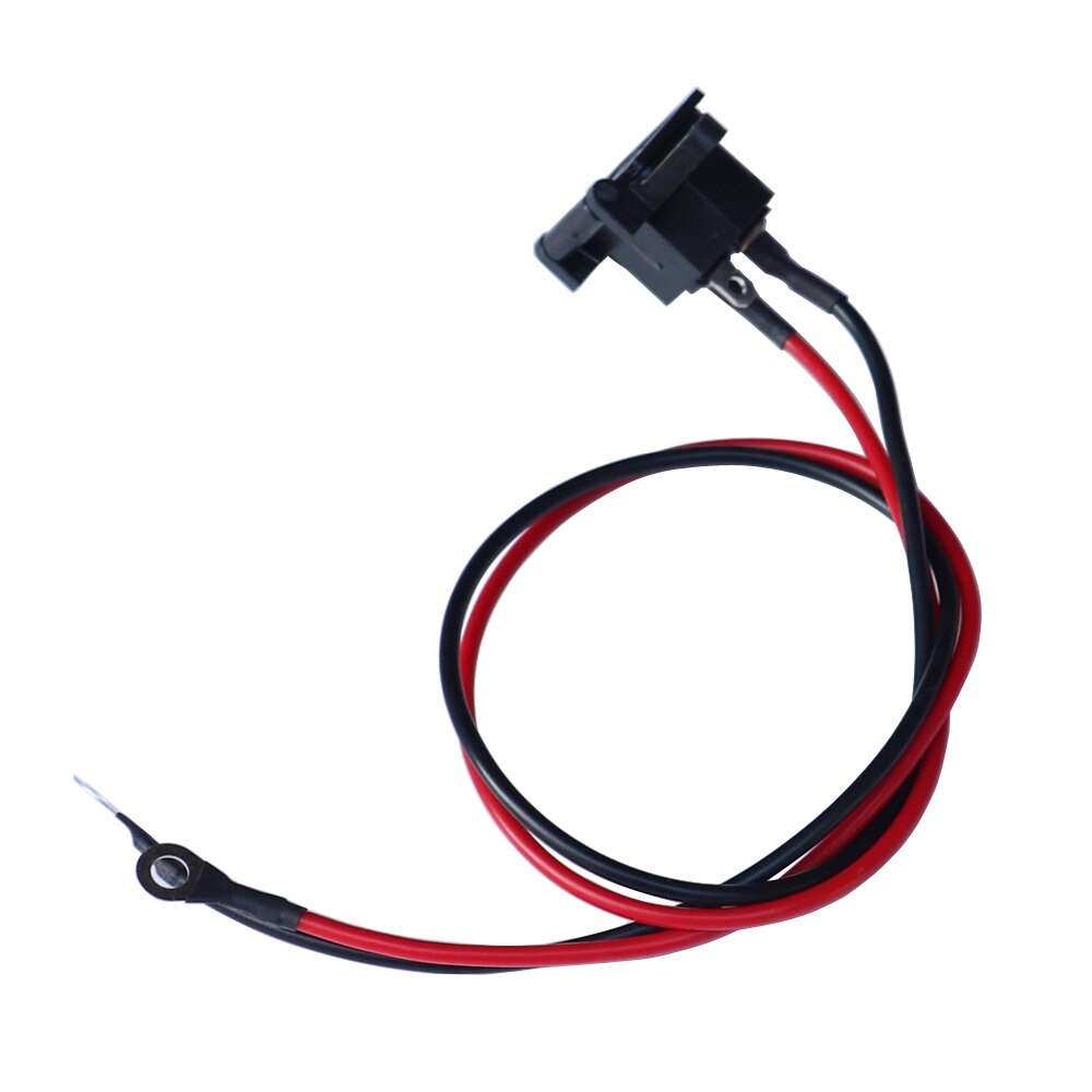 E-bike Scooter Battery Connector Plug Three Vertical Charging Socket With Wires 12AWG Cable For 36V 48V Universal