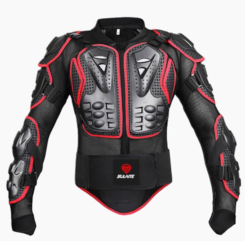 Black/RED Motorcycles Armor Protection Motocross Clothing Jacket Protector Moto Cross Back Armor Protector Motorcycle Jackets