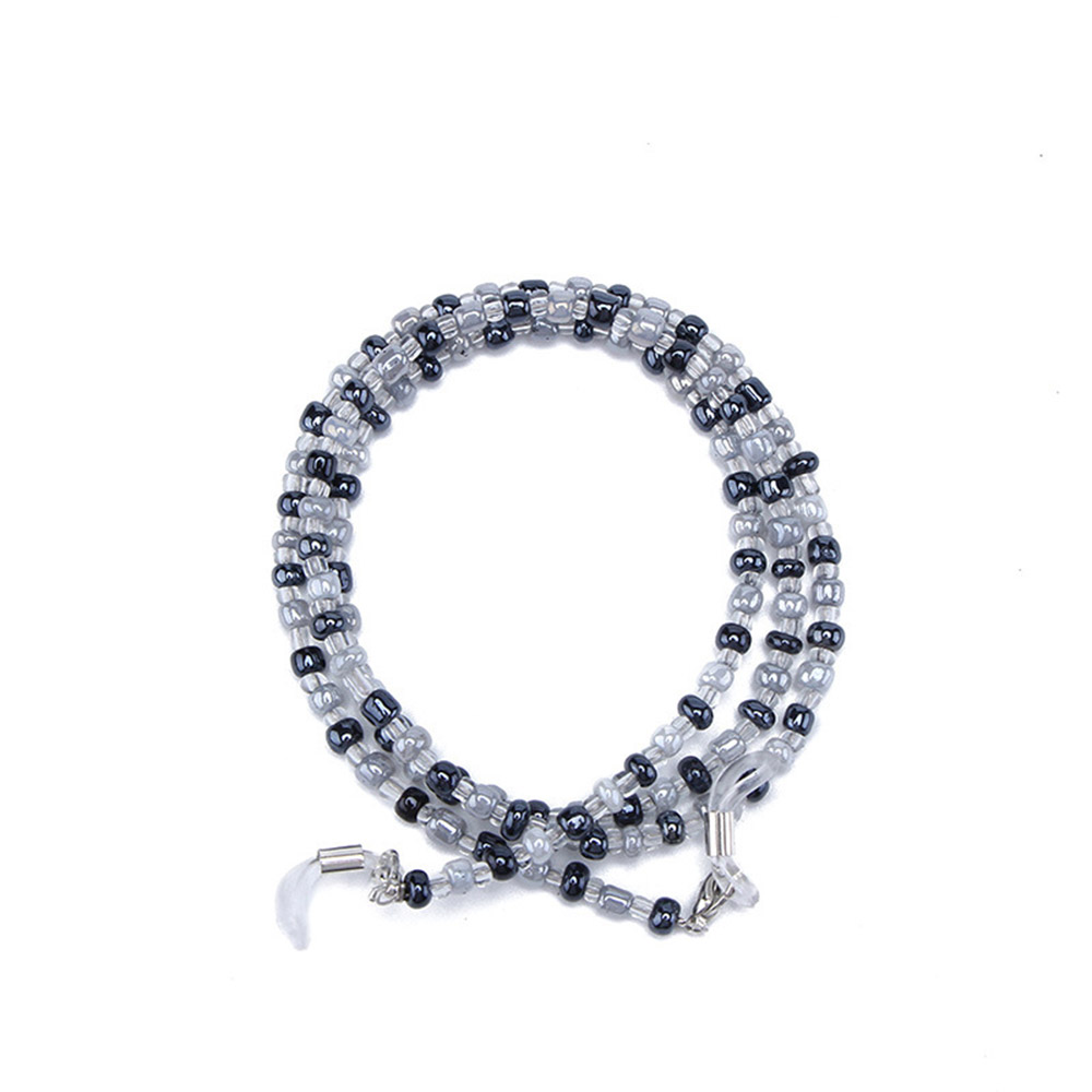 Chic Womens Gold Silver Eyeglass Chains Sunglasses Reading Beaded Glasses Chain Eyewears Cord Holder neck strap Rope: 66cm -F2