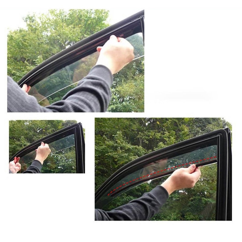 Universal solskydd bil gardin bil sidofönster solskydd gardiner auto fönster gardin solskydd persienner täcka bil-styling