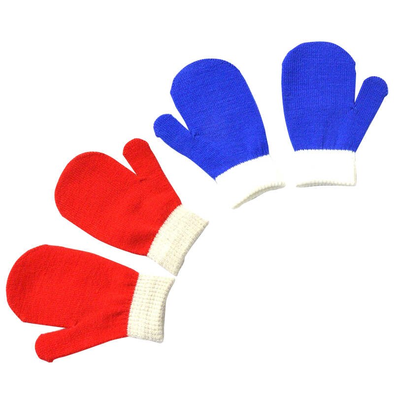 Warmom Kinderen Winter Warm Gebreide Handschoenen Magische Zak Baby Acryl Handschoenen Voor 5-10 Jaar Oud