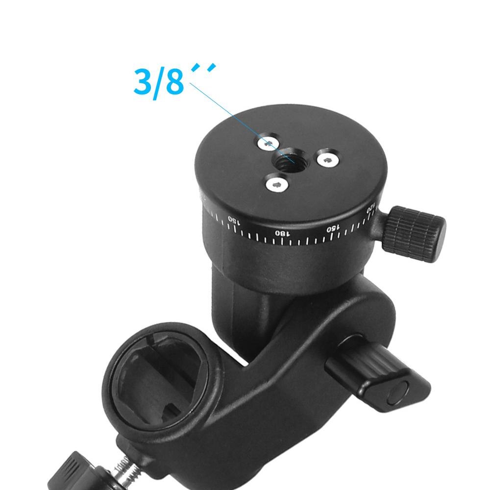 BGNing Horizontal Bar SLR Camera Mount Tripod Boom Rotatable Multi-Angle Center Column Rod Extension Cross Arm Photography