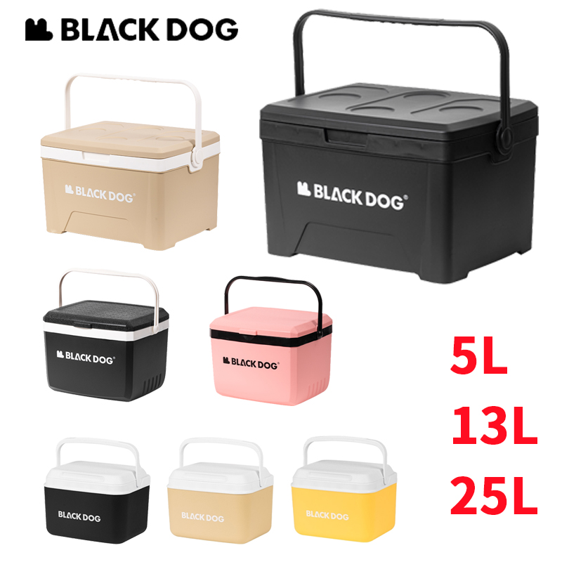 Naturehike BLACKDOG 5L 13L 25L glacière boîte thermique extérieure grande capacité Camping barbecue pique-nique pêche incubateur voiture seau à glace