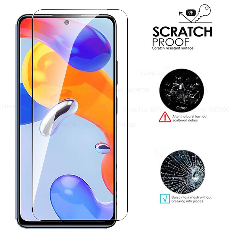 Custodia protettiva in vetro 2 pezzi per xiaomi redmi note 11 pro 5G note11pro 4G note11s note11 s pellicola protettiva in vetro temperato