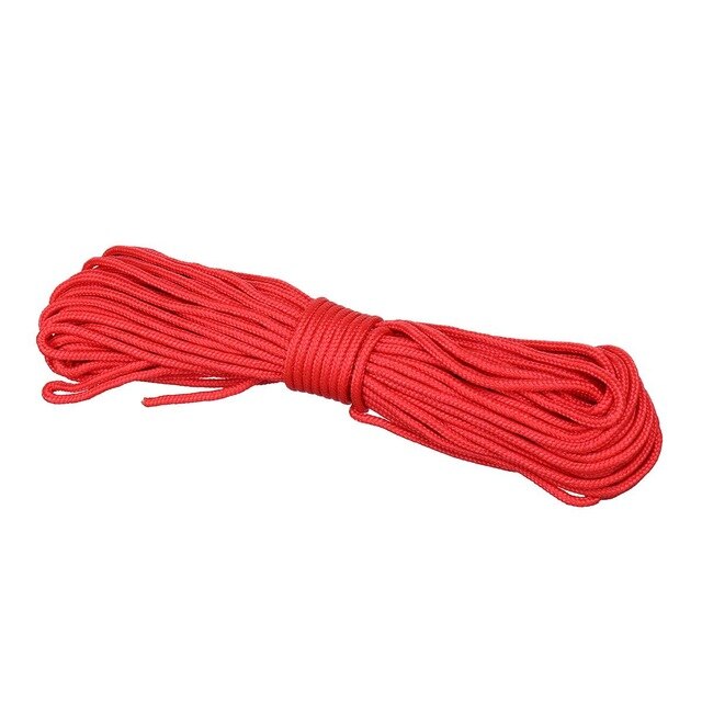 10/20/30m 4mm Braided Nylon Rope Polypropylene Rope Climbing Boat Yacht Sailing Line Pulley Rope Clothesline Survival Parachute: 20m
