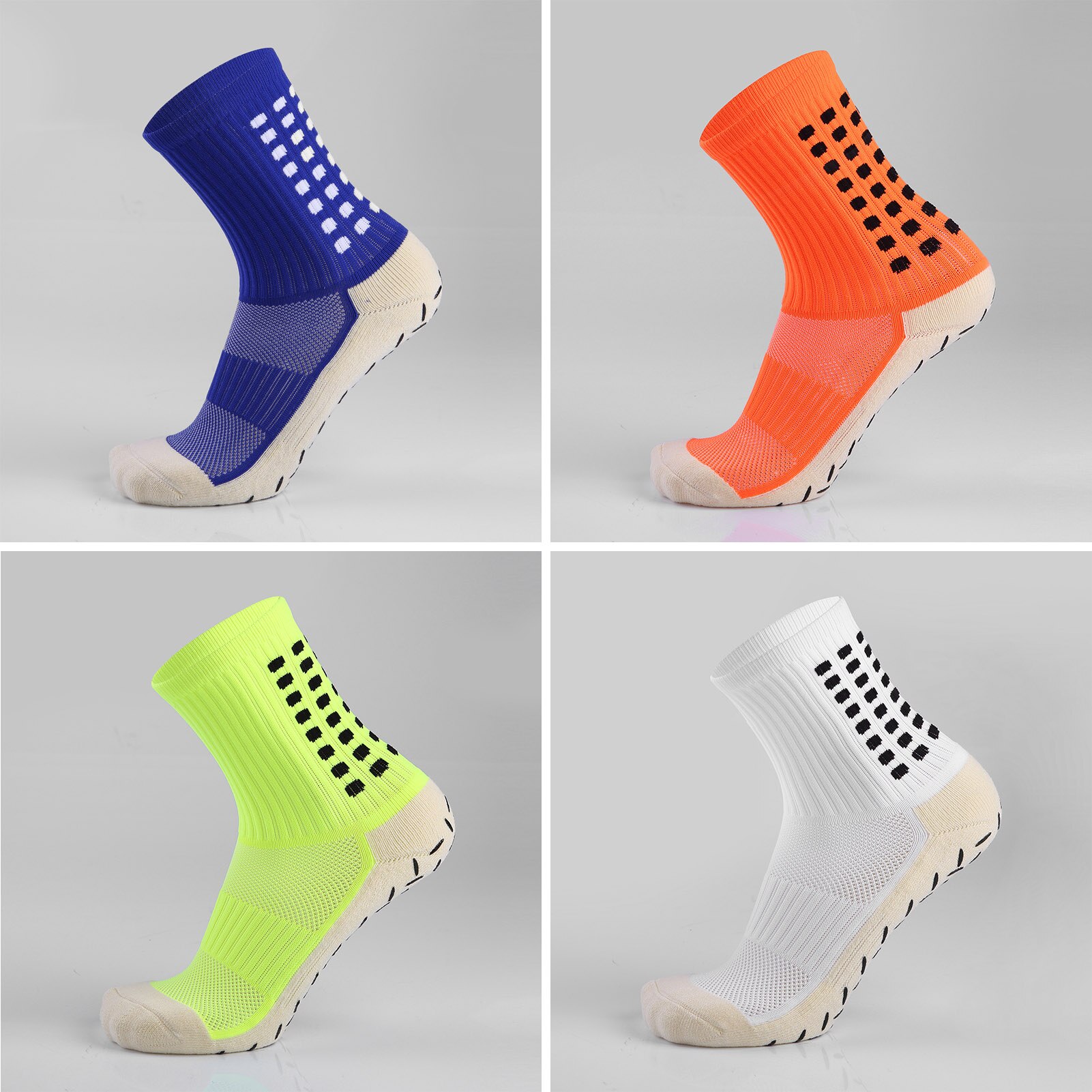 Männer sportlich Socken Anti-Unterhose Silizium Feuchtigkeit-wicking atmungsaktiv Kissen Socken Radfahren Laufen Basketball Sport Strümpfe