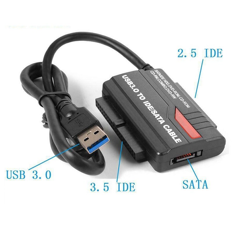 Usb 3,0 Zu Ide Sata 2,5 3,5 Zoll Hdd Festplatte Adapter Konverter Kabel Au Stecker