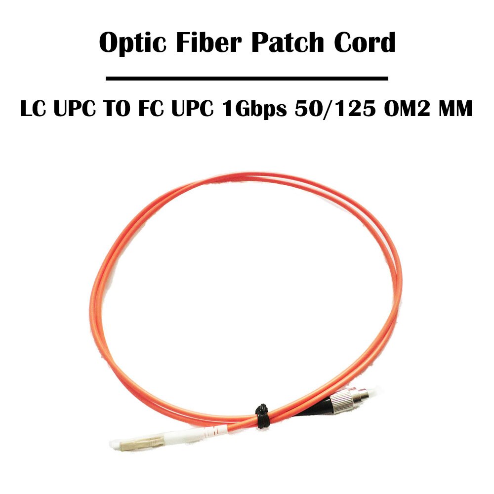 30 Pieces 5 Meter LC TO FC Fiber Patch Cord UPC/APC Single Mode SM Multi Mode MM Simplex 3.0mm FTTH Ethernet Networking