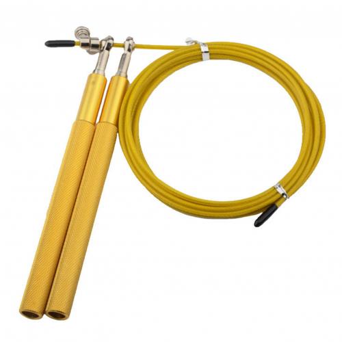 3M Jump Ropes Sports Fitness Adjustable Fast Speed Jump Skip Rope no noise Skipping Wire For Fitness Skip Training: Golden