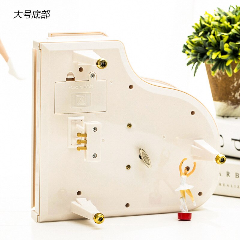 Spinning and Dancing Little Girl Piano Music Box Music Box Ornaments Children's Students Valentine's Day Birthday