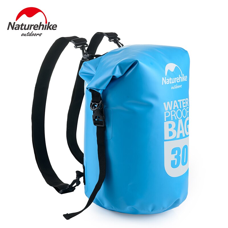 Wild outdoor 20l/30l 500d vandtæt rygsæktaske naturehike svømmetaske rafting drifting dry bag rygsæk ting tørsæk