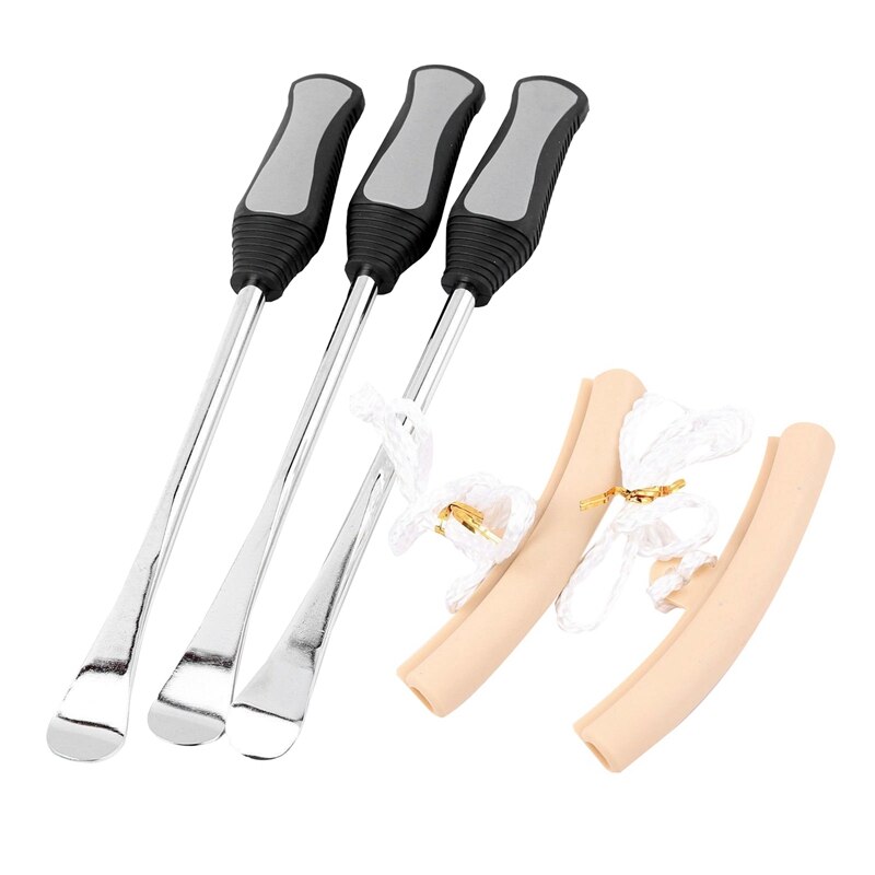 Cuchara motocicleta neumático hierro cambio llanta Protector herramienta Combo nueva palanca tres Uds