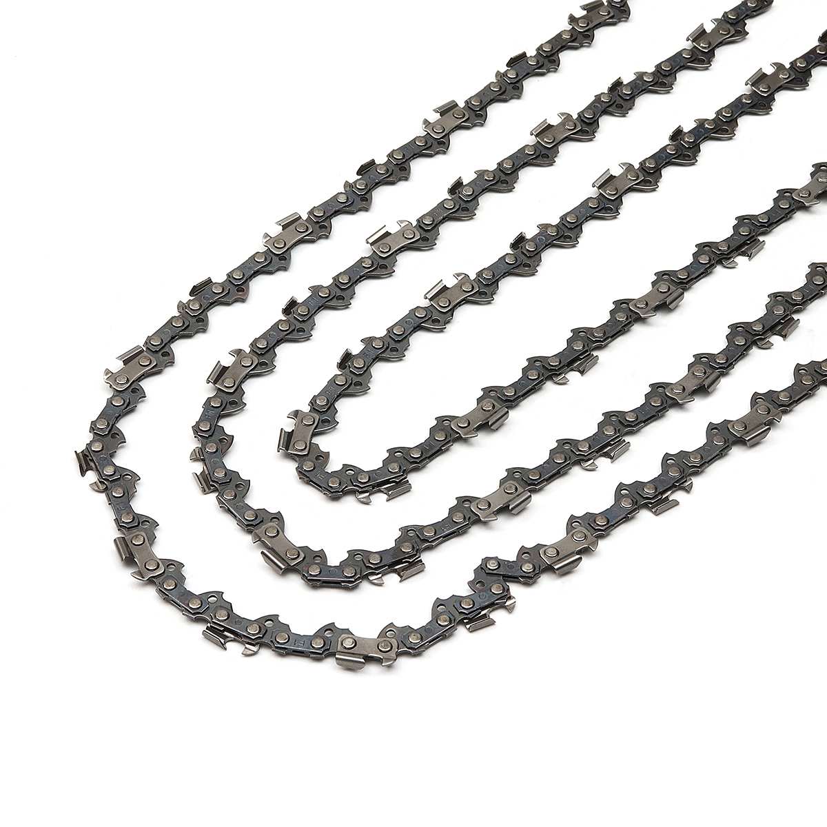 4Pcs/Set 16 Inch 3/8LP 050" Chain Saw Guide Bar With 3pcs Chains For STIHL 009 012 021 E180 MS180 MS190 MS250 HT70