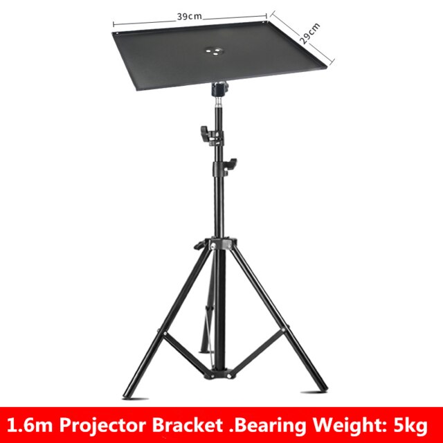Universal Metal Tray Projector Tripod Stand 29x39cm Platen Platform With 0.5M 1.5M Tripod Adjustable Height Laptop Floor Holder: Tray X 1.5m Tripod